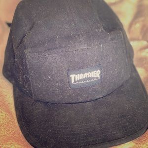 Black thrasher hat